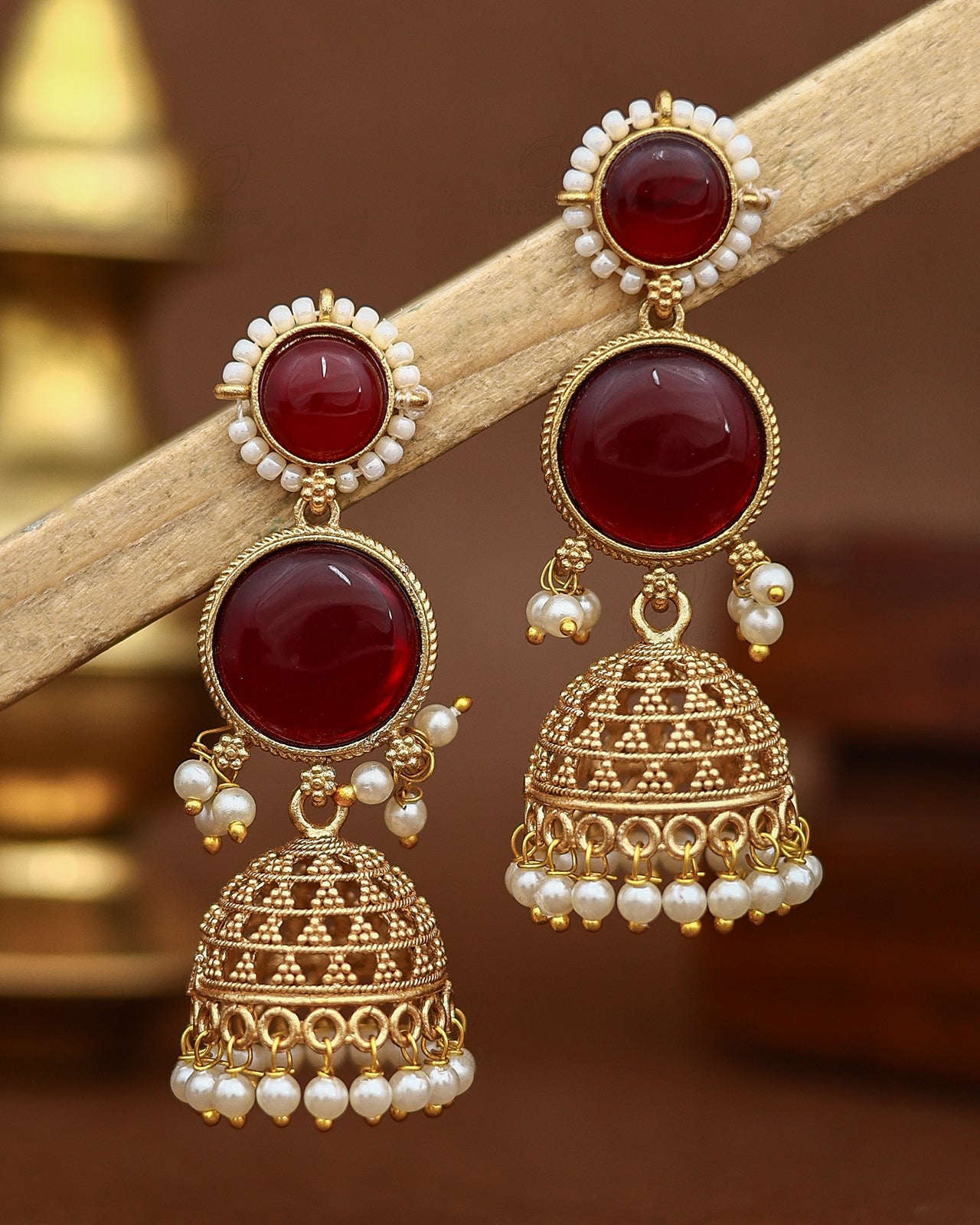 Pranjal Jhumki Earrings