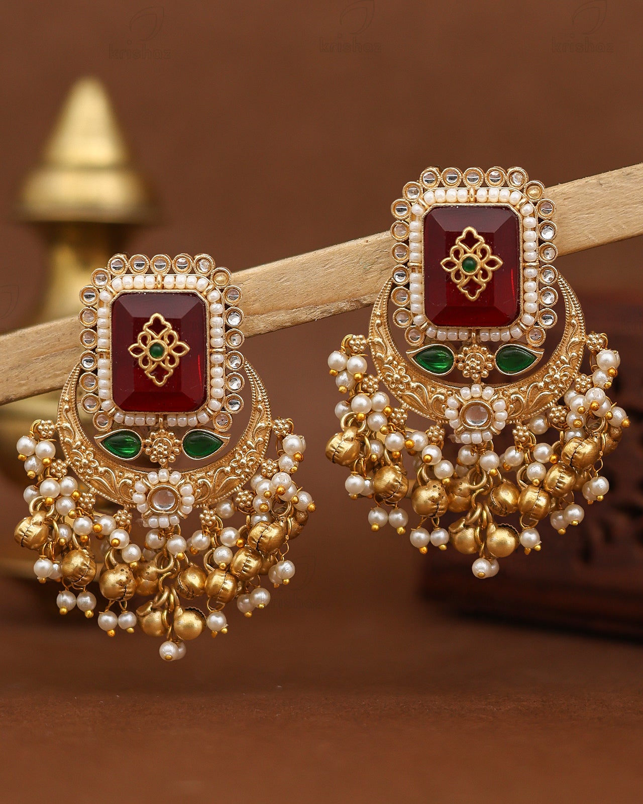 Chandrika Premium Gold Studs