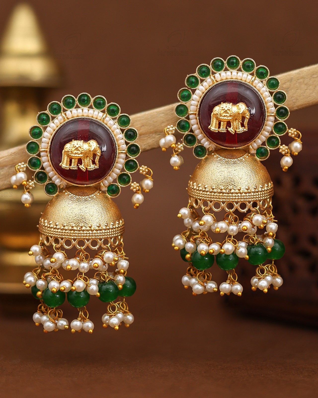 Onam Premium Gold Danglers