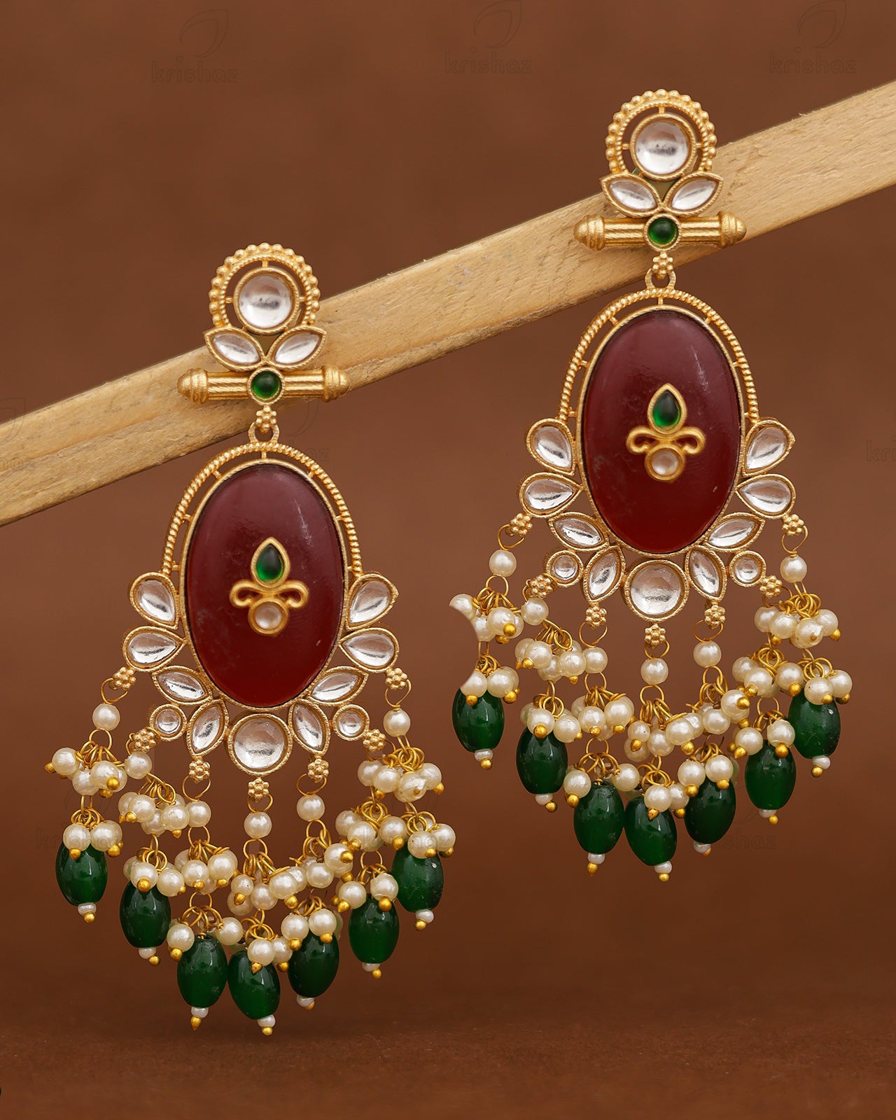 Anokhi Premium Gold Danglers