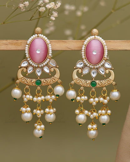 Ramika Premium Gold Danglers
