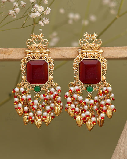 Nitya Premium Gold Danglers
