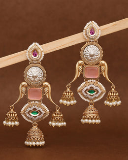 Koonoor Gold Premimum Jhumki Earrings