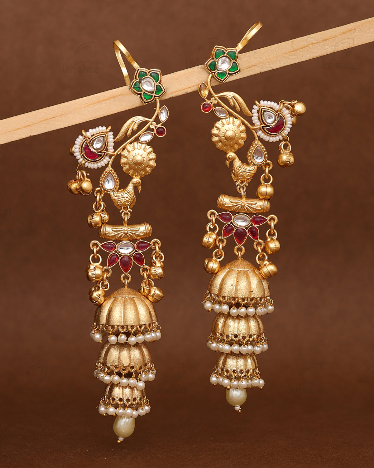 Phool Bageecha Premium Earcuff Jhumki