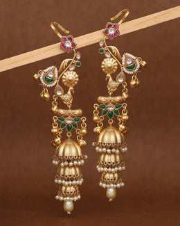 Phool Bageecha Premium Earcuff Jhumki