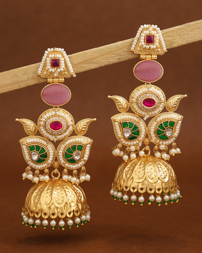 Nayantara Premium Gold Jhumki