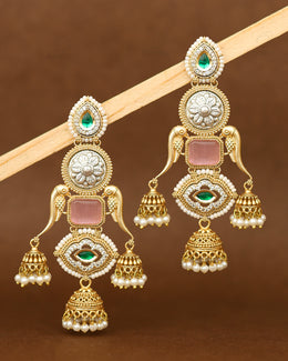 Koonoor Gold Premimum Jhumki Earrings