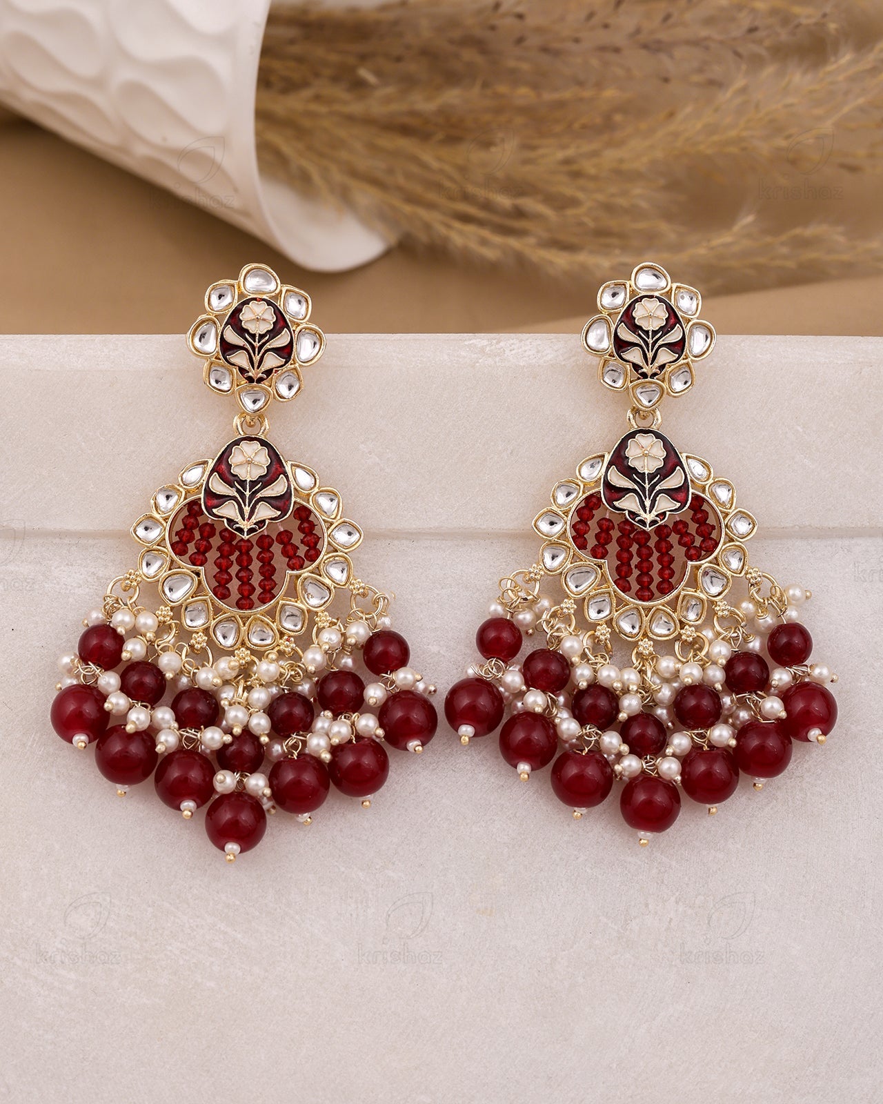 Radha Kundan Danglers