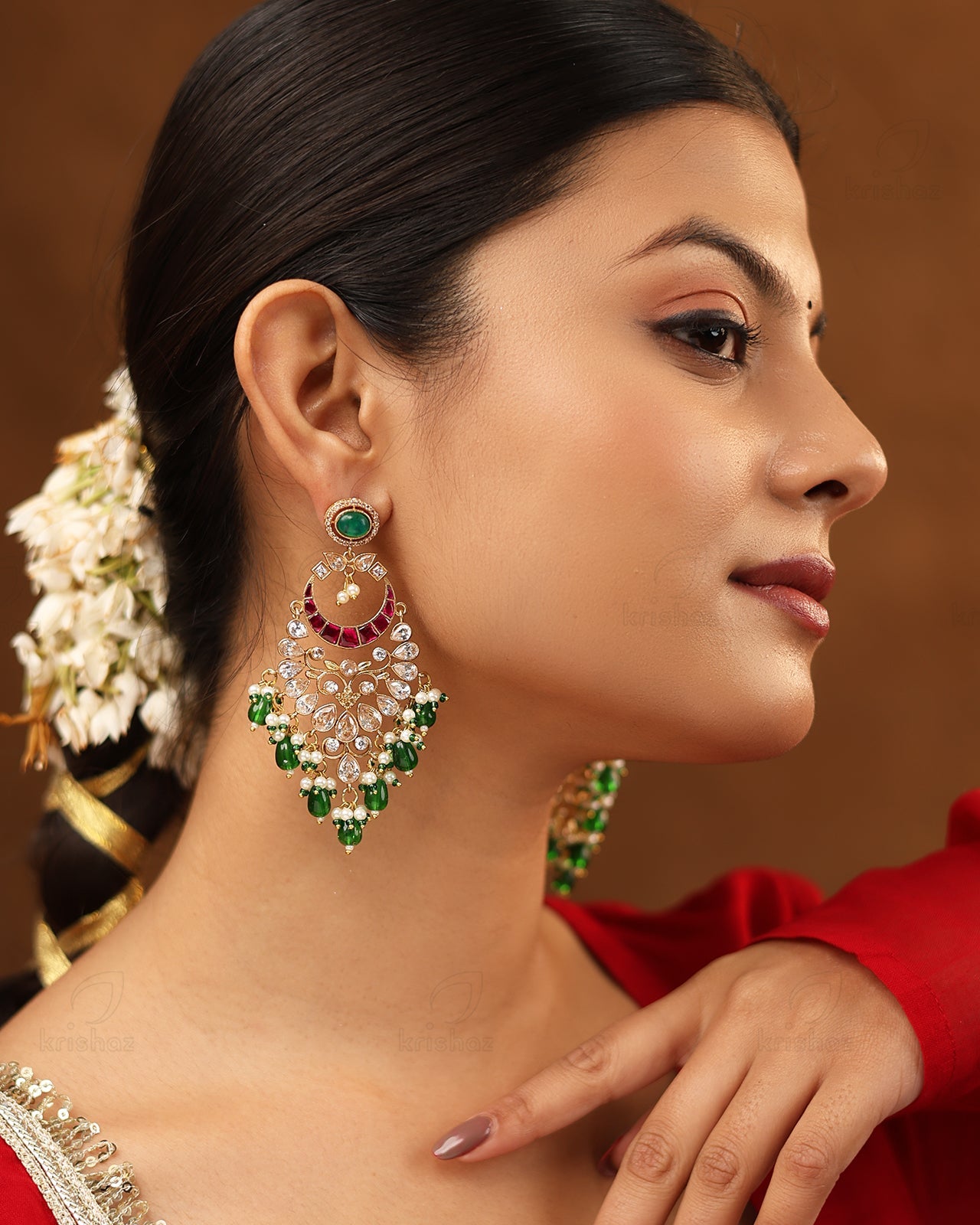 Morvika Premium Gold Danglers