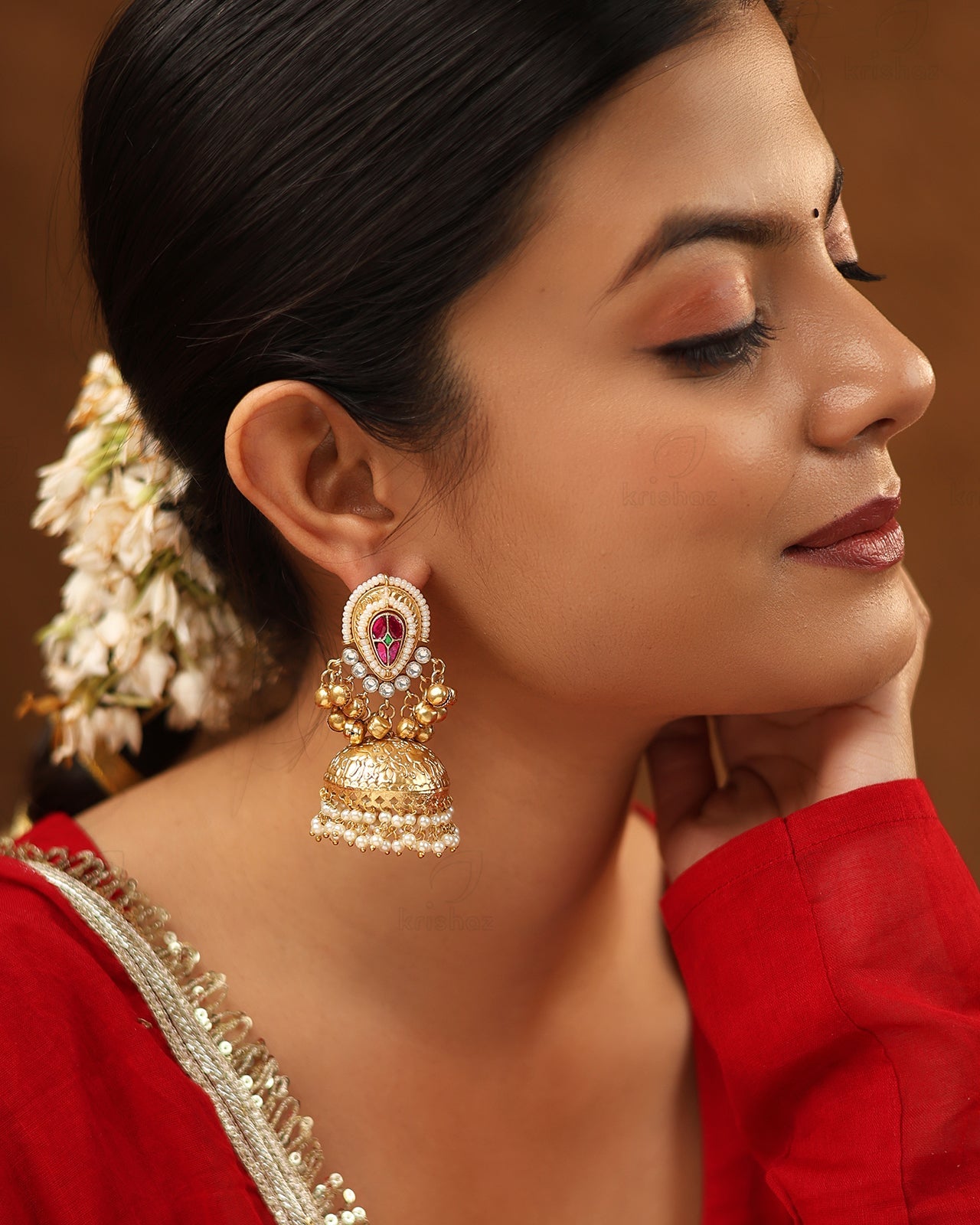 Kesar Gold Jhumki