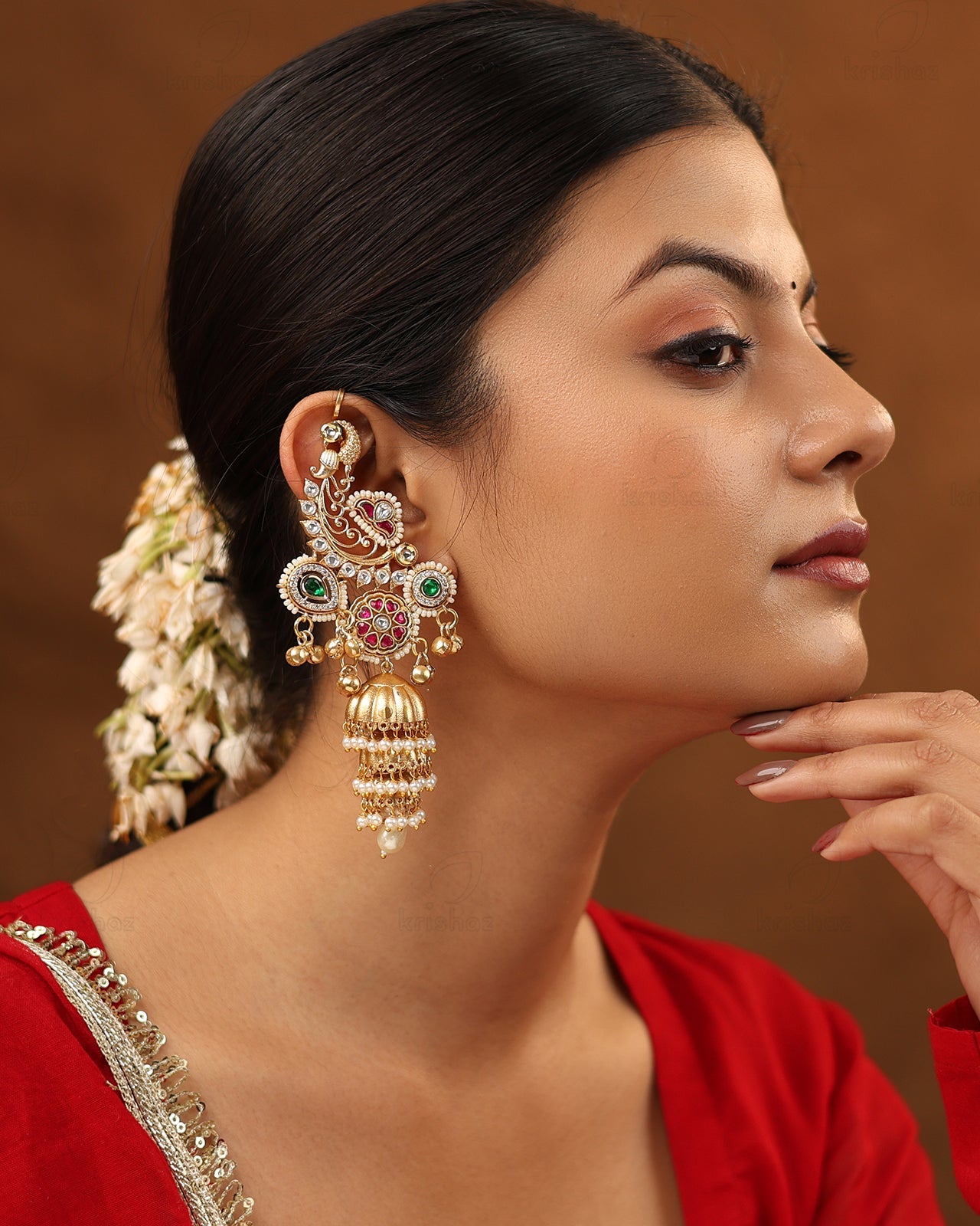 Mormantra Premium Earcuff Jhumki