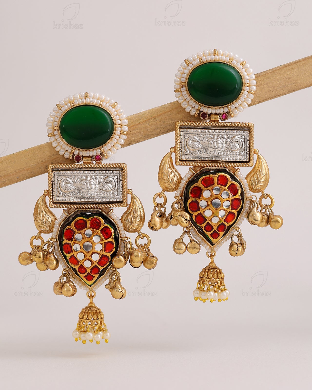 Maitra Premium Gold Dangler
