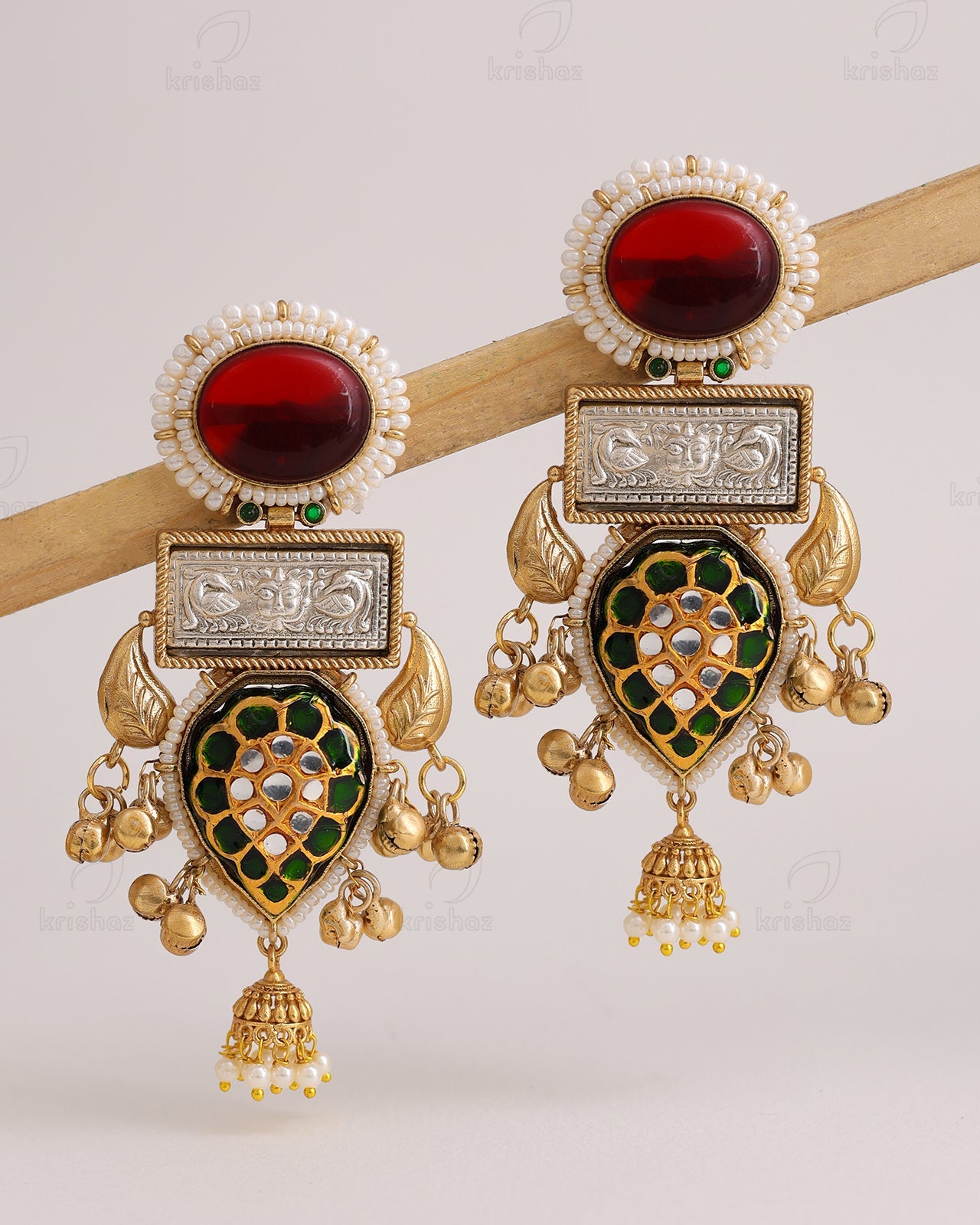 Maitra Premium Gold Dangler