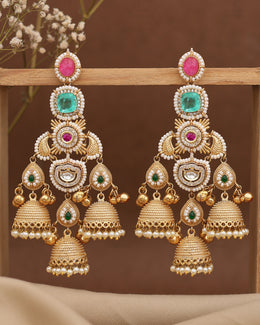 Rajeshwari Premium Gold Jhumki