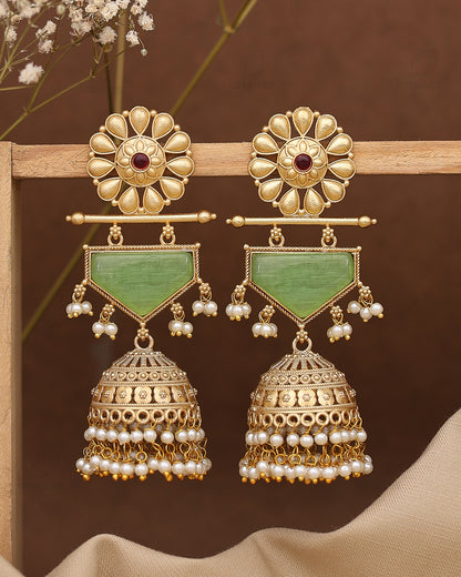 Guldasta  Jhumki Earrings