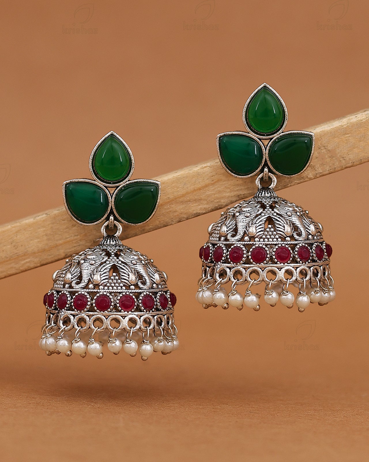 Mayuksh Jhumki Earrings
