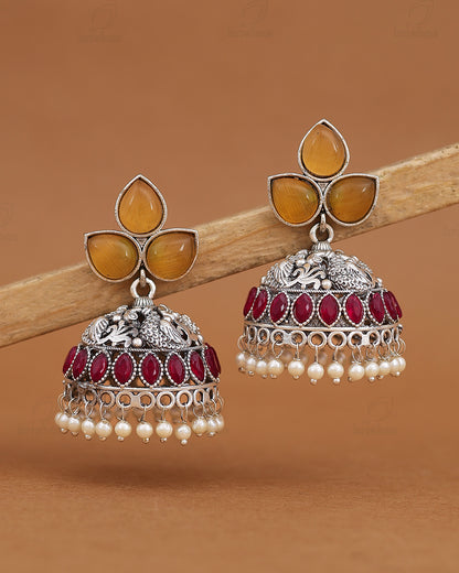 Mayuksh Jhumki Earrings