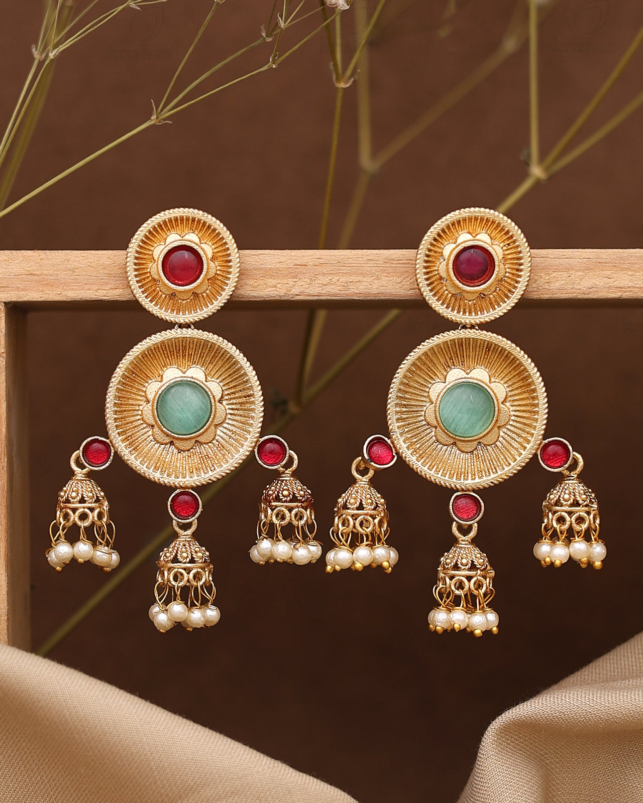 Najarbhattu Jhumki Earrings