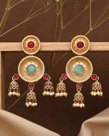Najarbhattu Jhumki Earrings