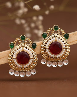 Meenakshi Premium Gold Studs