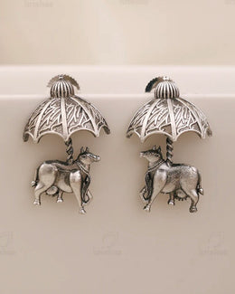 Cow Dangler Earrings