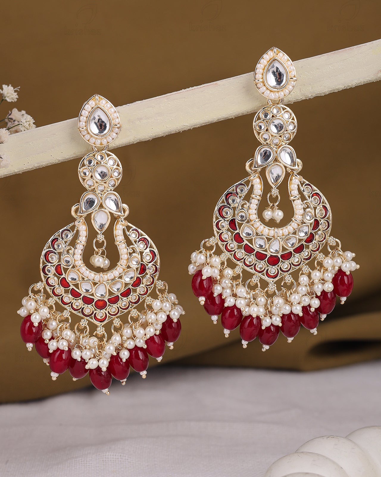 Prapti Kundan Danglers-M