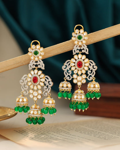 Preet 22k Gold Plated Danglers