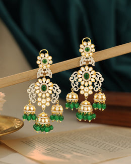 Preet 22k Gold Plated Danglers