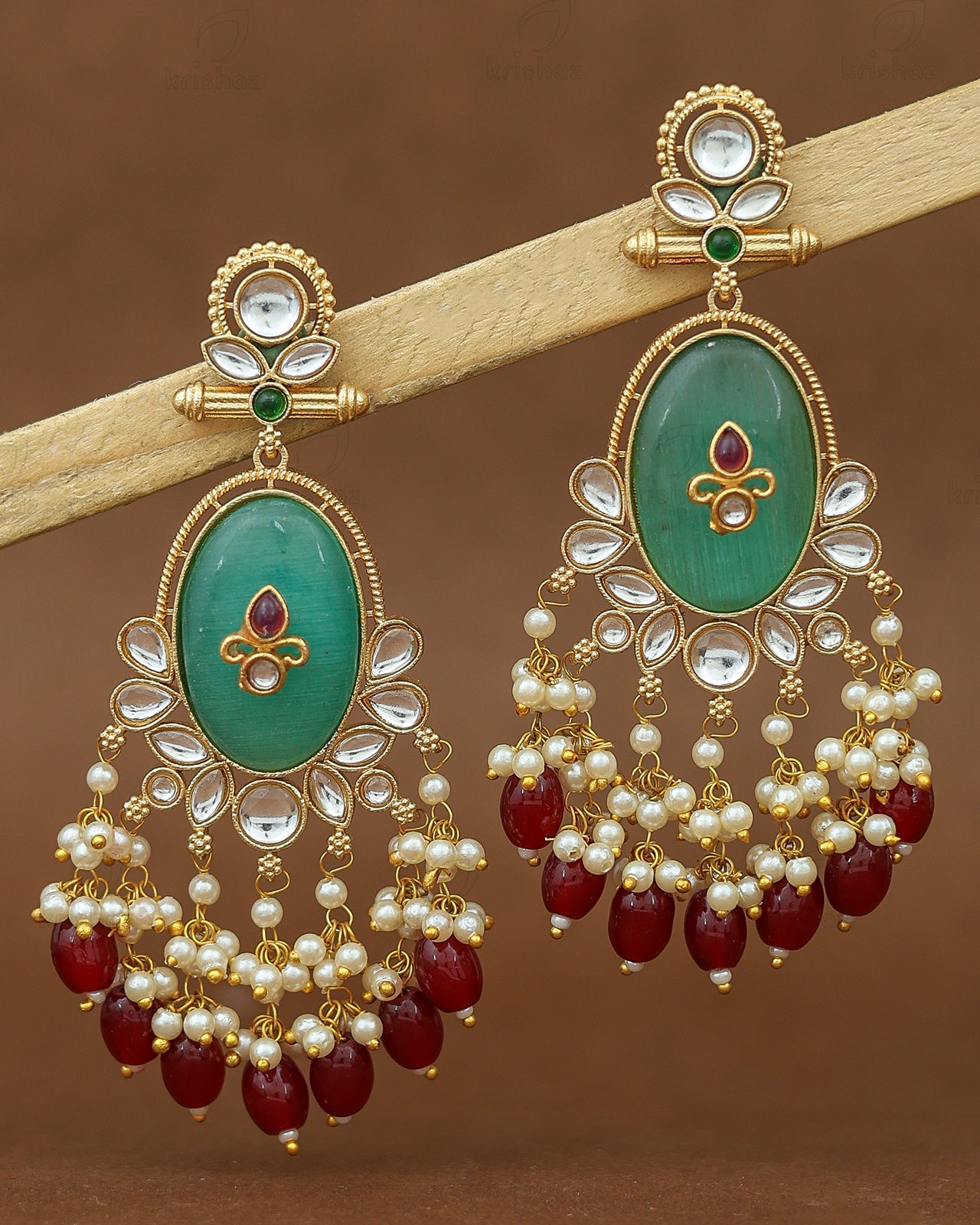 Anokhi Premium Gold Danglers