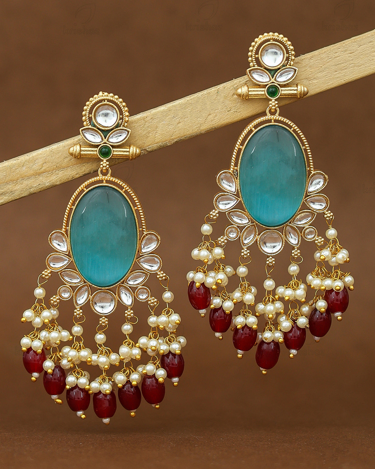 Anokhi Premium Gold Danglers