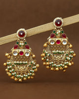 Kiyana Premium Golden Danglers