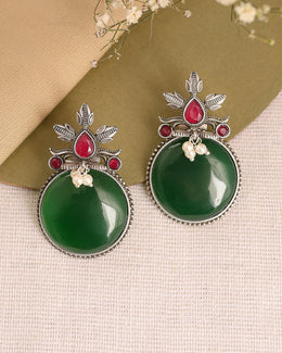 Olive Stud Earrings