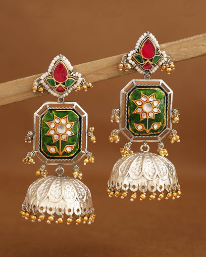 Vrinda Premium Jhumki Earrings