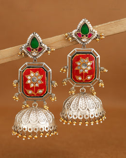 Vrinda Premium Jhumki Earrings