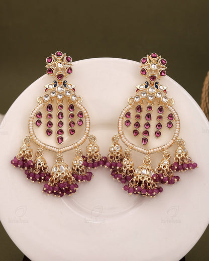 Pakhi Kundan Dangler Earrings