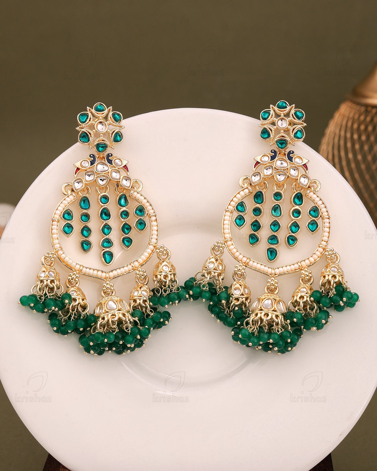 Pakhi Kundan Dangler Earrings