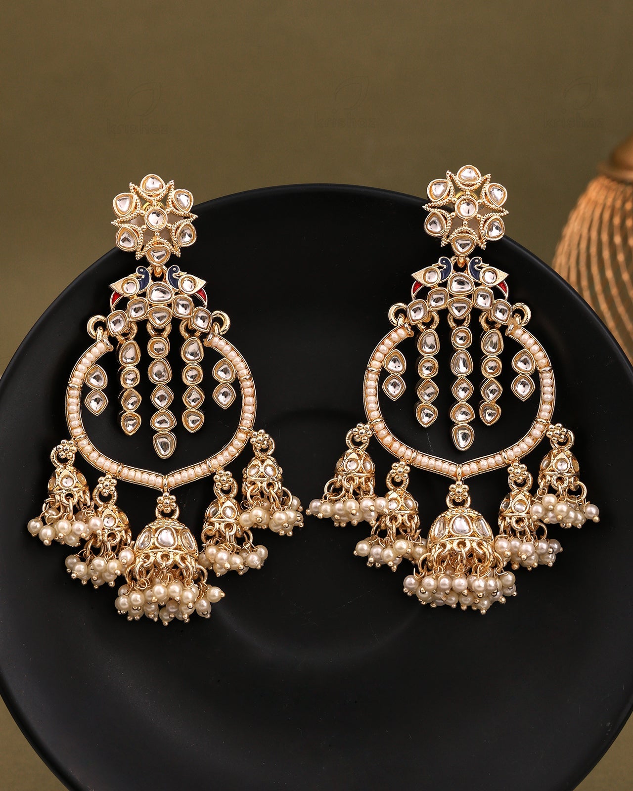 Pakhi Kundan Dangler Earrings