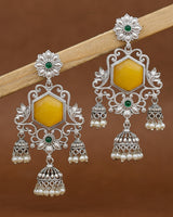Ruhani Silver Dangler Earrings