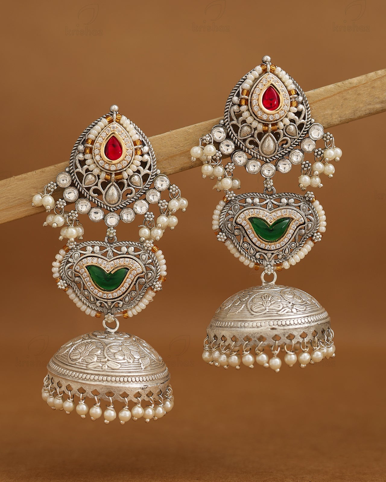 Mridula Premium Jhumki Earrings
