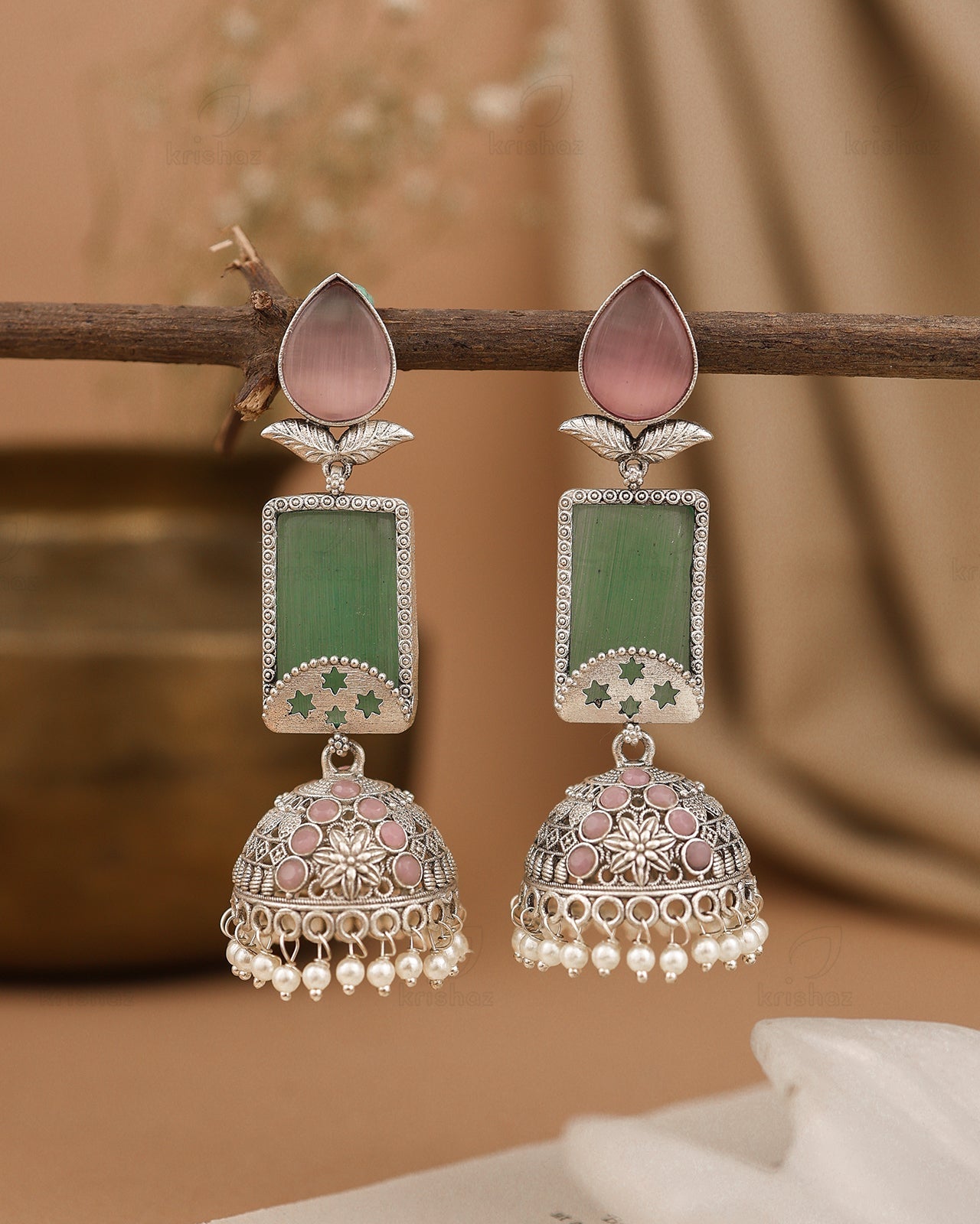 Mishika Jhumki Earrings
