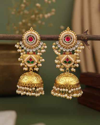 Samantha Premium Gold Jhumki