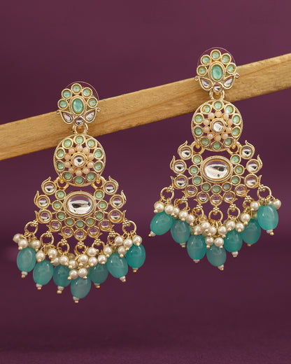 Sanaya Kundan Dangler Earrings