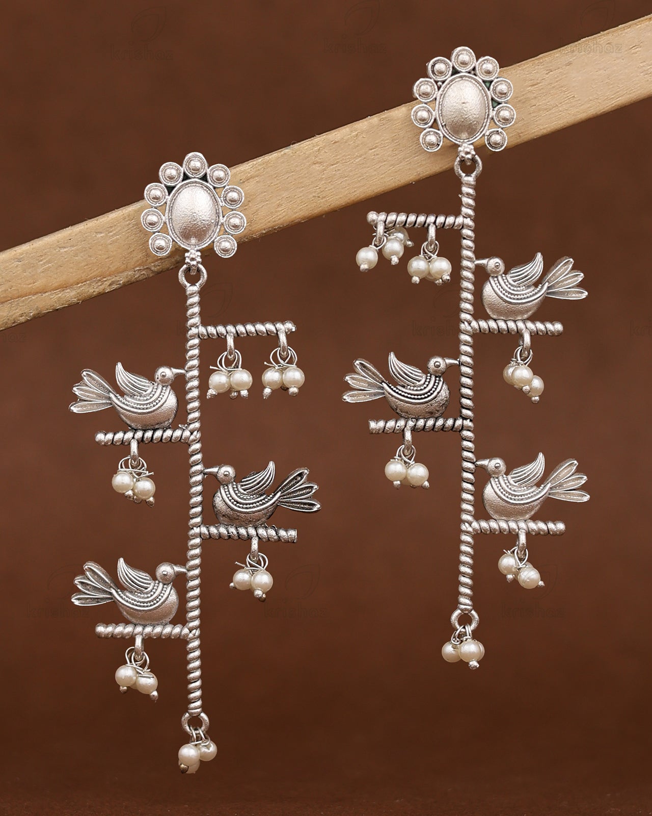 Meher Bird Dangler Earrings
