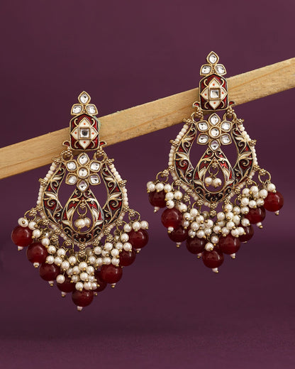Sheetal Kundan Danglers-M