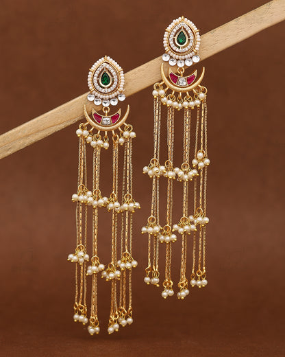 Karishma Kashmiri Gold Dangler