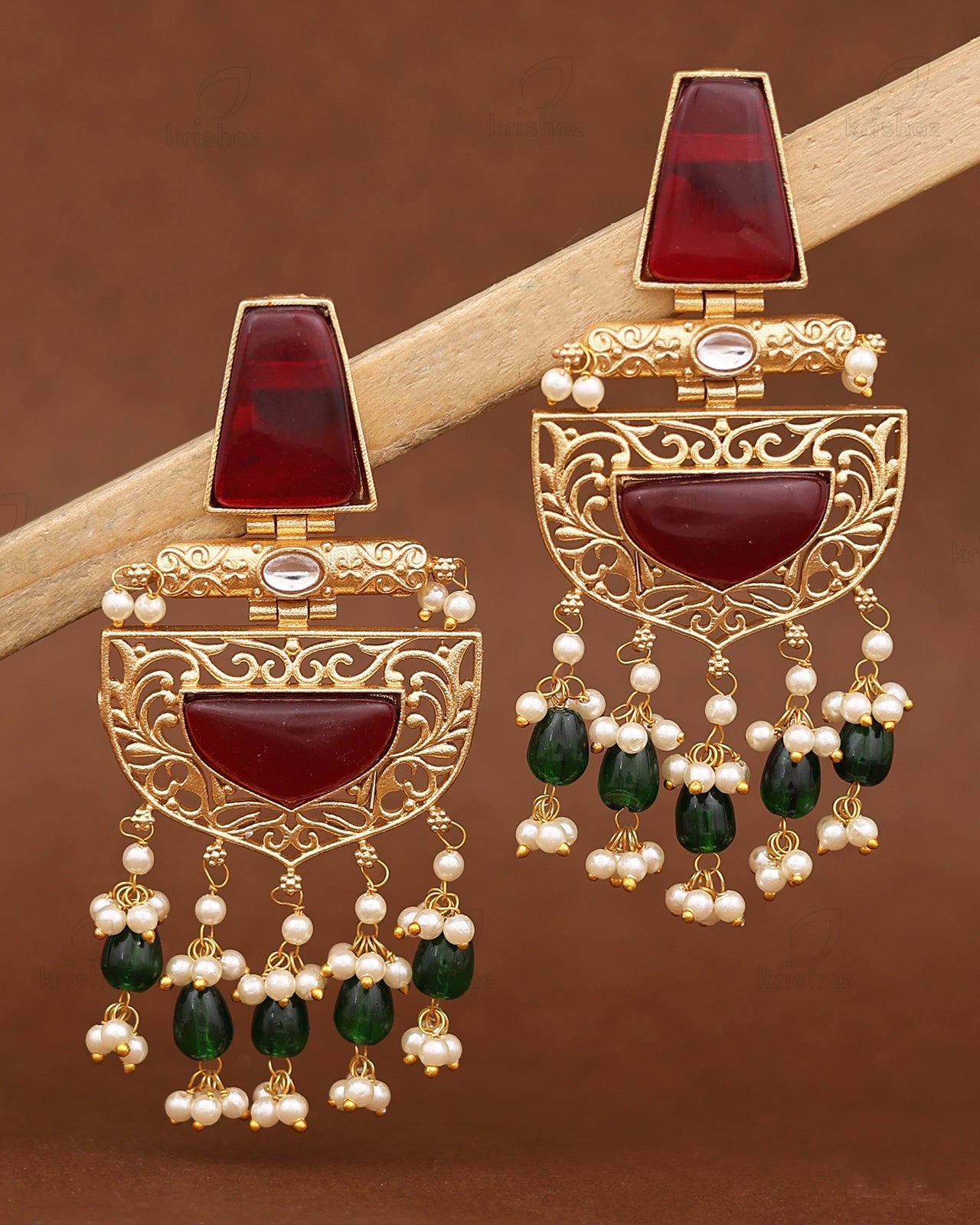 Tattva Premium Gold Danglers