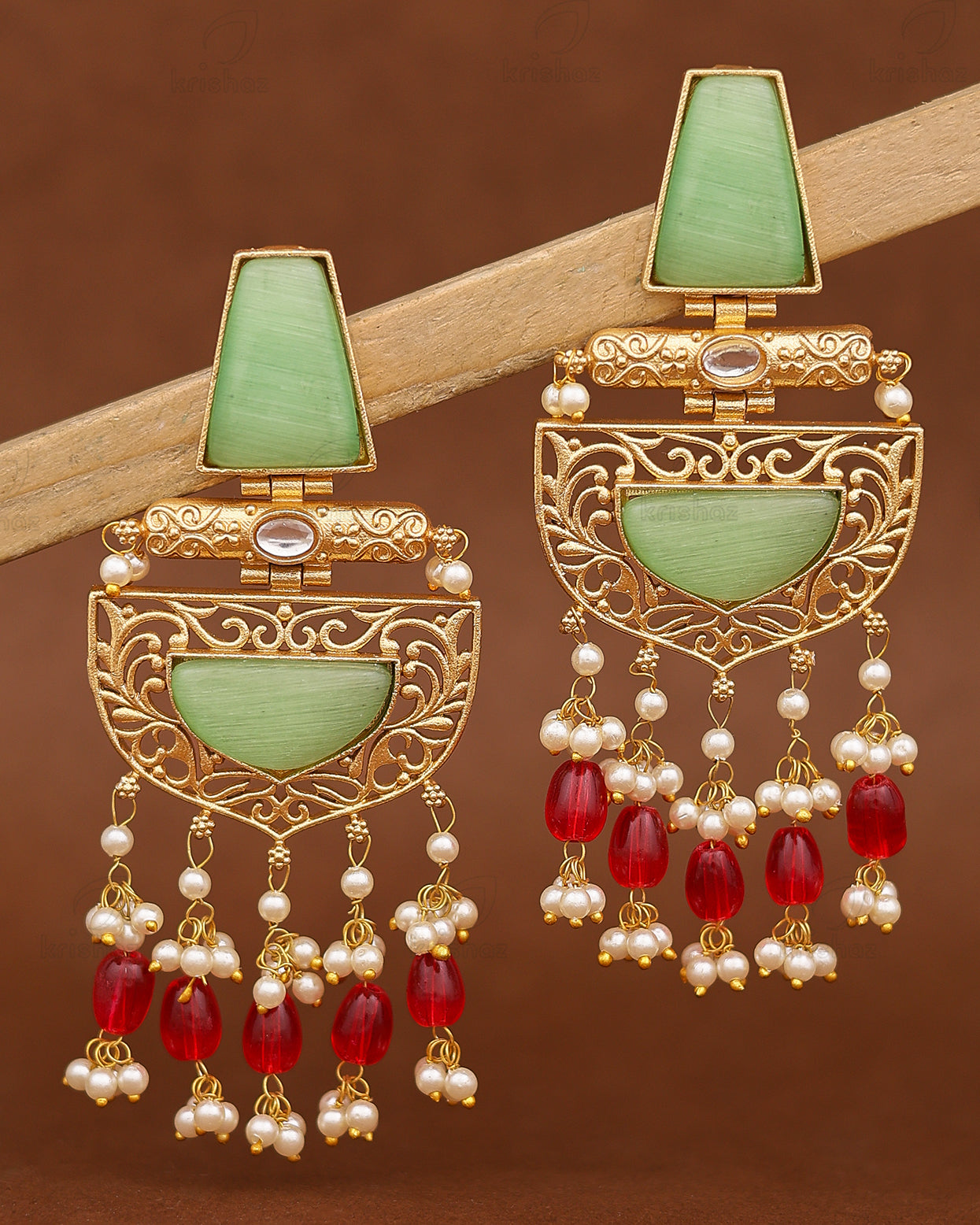 Tattva Premium Gold Danglers