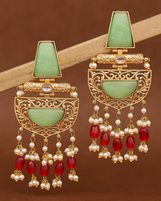 Tattva Premium Gold Danglers