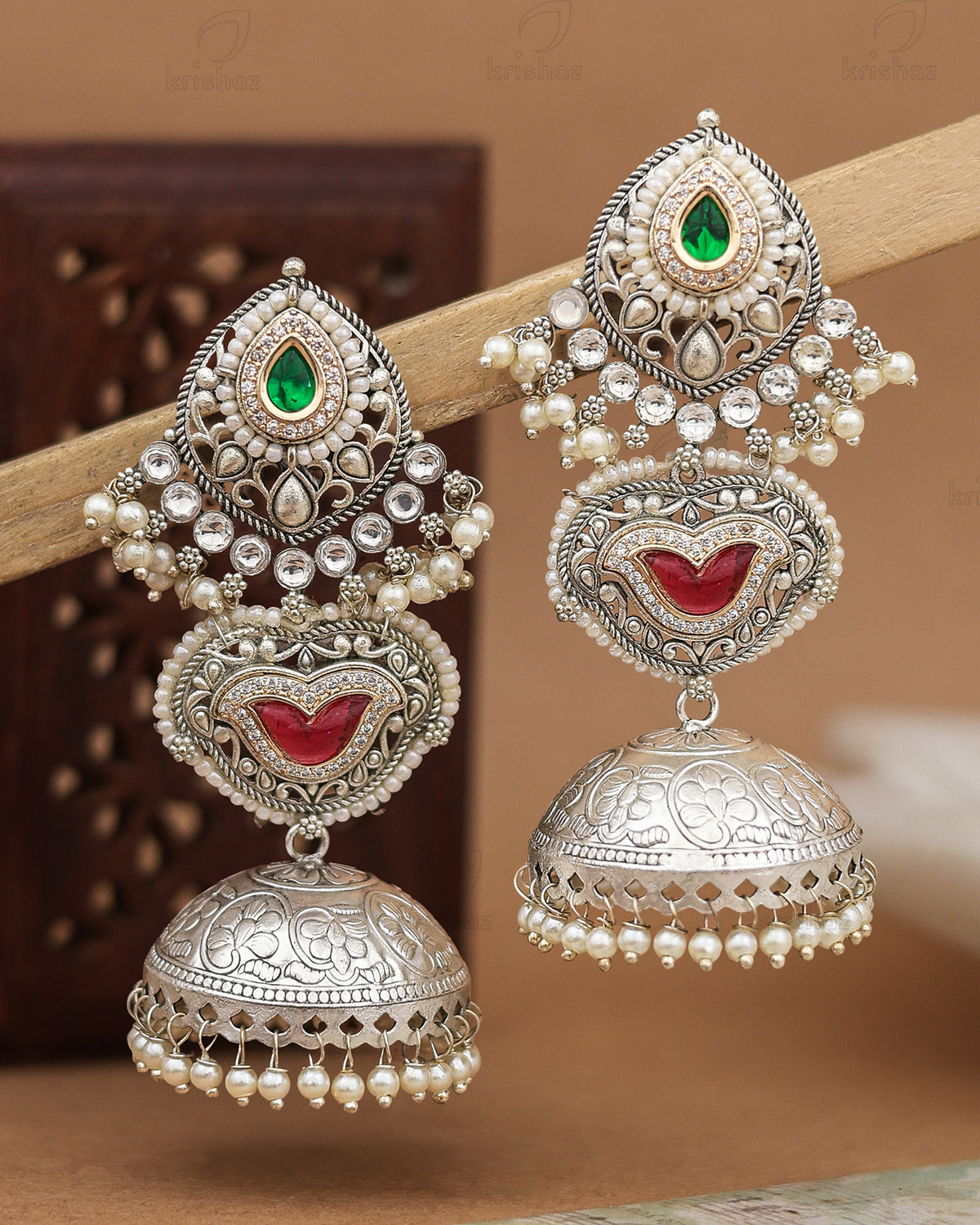 Mridula Premium Jhumki Earrings