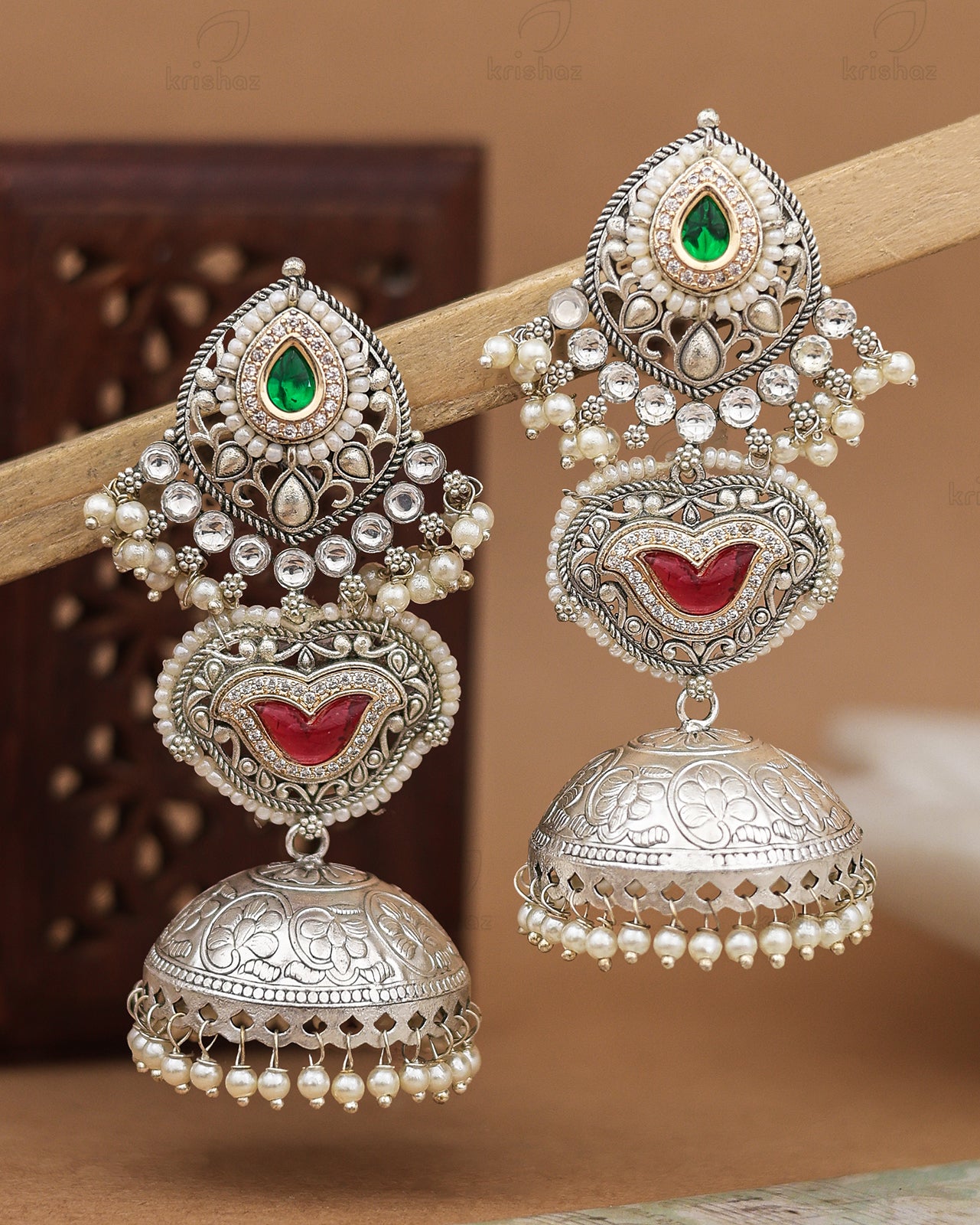 Mridula Premium Jhumki Earrings